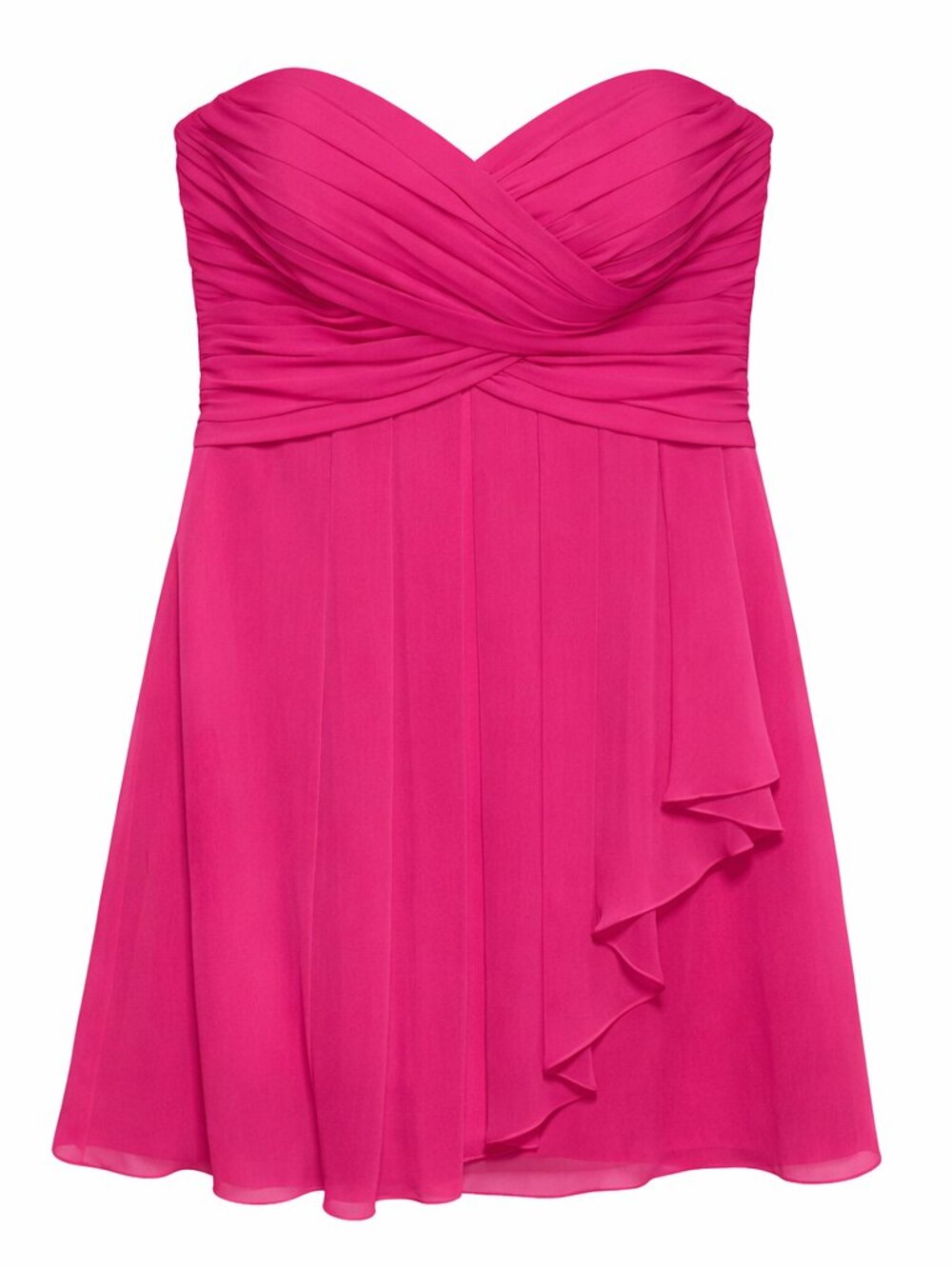 David’s Bridal Elegant Pink Dress Wedding Party Lined Fit Flattering Silhouette